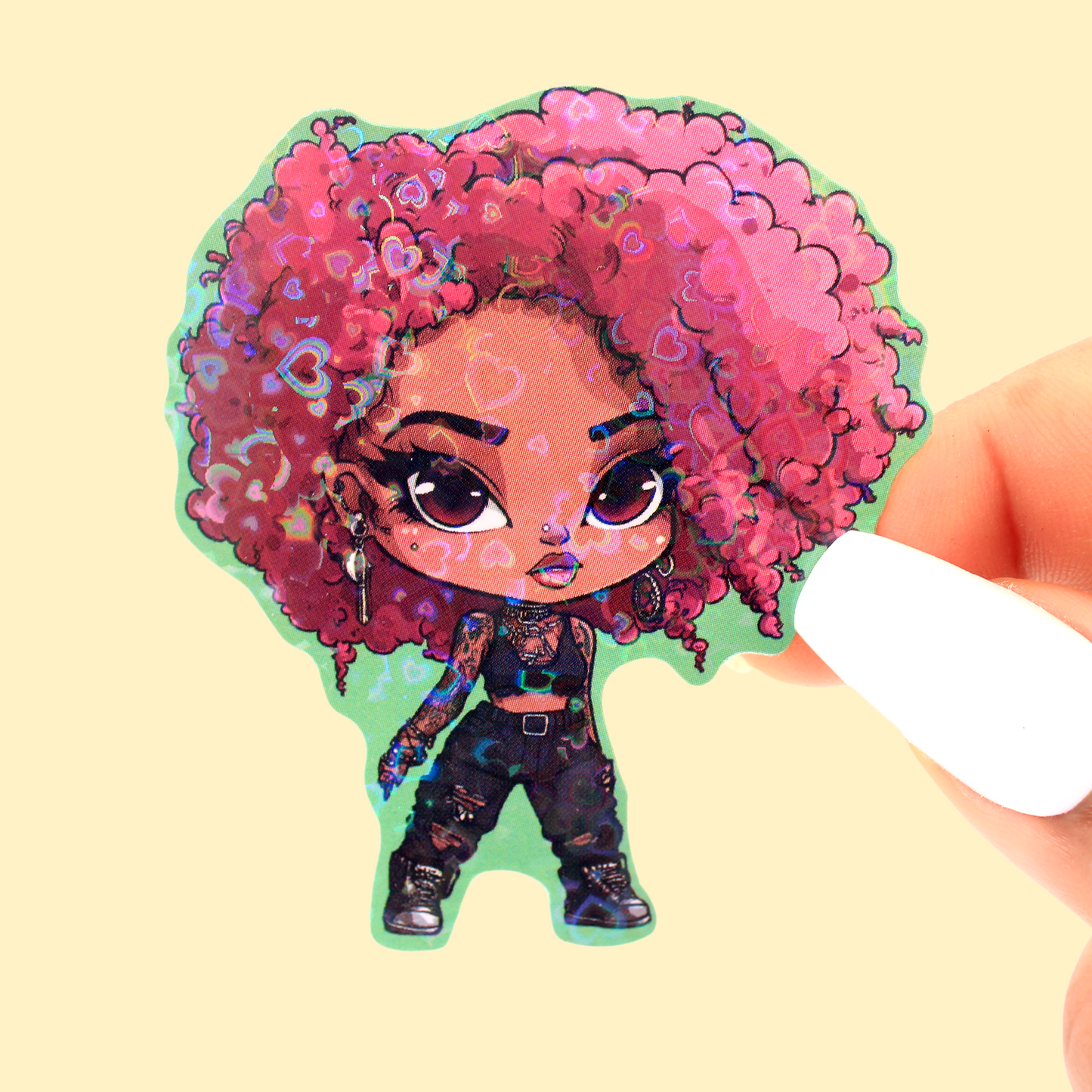 Punkin Fro Friend Holographic 2.5in Sticker